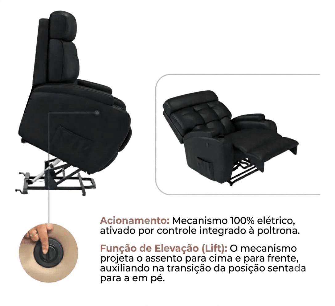 Auxílio para sentar e levantar